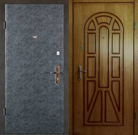 Дверь Винилискожа № 8 (винилискожа и МДФ шпон 16 мм)