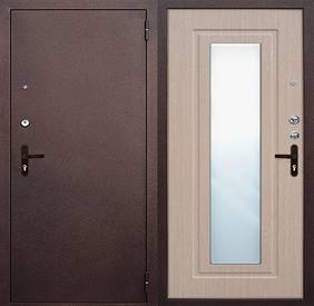 Дверь с зеркалом № 9 (порошок и МДФ ПВХ 16 мм зеркало)