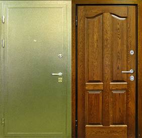 Взломостойкая дверь № 5 (порошок броня и МДФ шпон 16 мм)