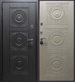 Дверь элит-класса № 13 (МДФ с объёмным рисунком с двух сторон)