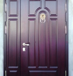 Входная дверь МДФ с дверным молотком