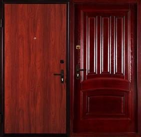 Дверь Ламинат № 14 (ламинат и массив дуба)