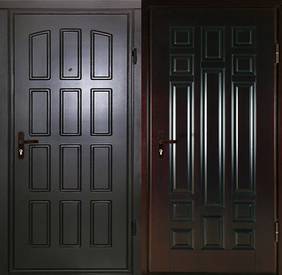 Дверь МДФ № 18 (МДФ ПВХ 16 мм и филенчатый МДФ)