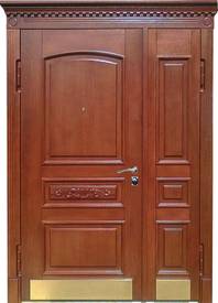 Дверь Массив дуба № 30 (массив дуба и филенчатый МДФ), наружная сторона