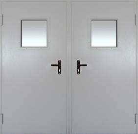 Техническая дверь № 4 (нитроэмаль и нитроэмаль со стеклопакетом)