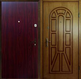 Дверь Ламинат № 5 (ламинат и МДФ шпон 10 мм)
