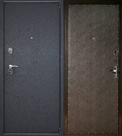 Дверь в частный дом № 7 (порошковое напыление и винилискожа)