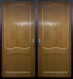 Дверь для офиса № 9 (МДФ ПВХ 16 мм и филенчатый МДФ)