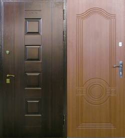 Дверь для коттеджа № 10 (филенчатый МДФ и МДФ ПВХ 16 мм)