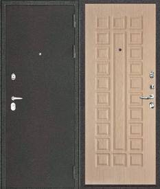 Уличная дверь № 7 (порошковое напыление и МДФ ПВХ 16 мм)