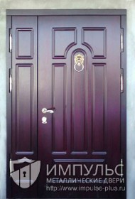 Фото металлической двери с МДФ ПВХ 